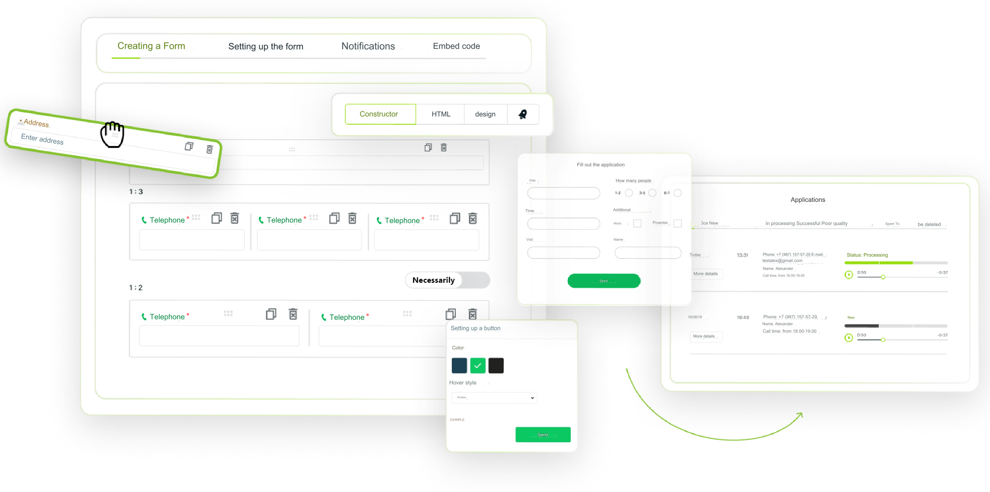 Free Form Builder | Create a web form or a marketing quiz