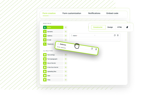 Free Form Builder | Create a web form or a marketing quiz